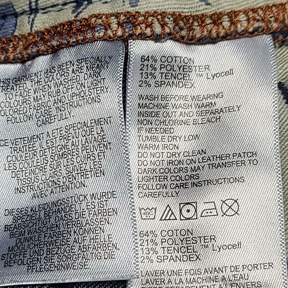 Tommy Bahama Jeans Mens 42x30 Blue Denim Straight Leg Stretch Classic Fit Pants - Picture 6 of 10